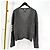 Thom Browne Mohair-Tweed-Cardigan mit diagonalem Armband Grau Braun - Ansicht 6
