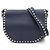Valentino Bolsa transversal Rockstud meia lua com aba Azul