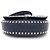 Valentino Bolsa transversal Rockstud meia lua com aba Azul - vista 6
