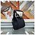 Hermès Kelly Hackado PM Black con incisione argentata Nero - vista 5