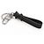 Louis Vuitton LV Aerogram Bag Charm Keyring Key Holder Black - view 4