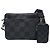 Louis Vuitton Borsa Messenger Trio Cross in Damier Graphite Nero