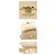 Céline Borsa a tracolla Triofe in pelle di vitello sottile (Oat Beige) Arancione - vista 3