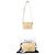 Céline Borsa a tracolla Triofe in pelle di vitello sottile (Oat Beige) Arancione - vista 5