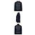Leichte Daunenweste Moncler Kids Gui (Navy) Schwarz - Ansicht 2