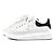 Sneakers Oversole Crystal Alexander McQueen Argento - vista 3