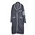 Thom Browne Langer Nylonmantel Braun
