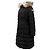 Moncler Chloe Damen Lang Daunenjacke Schwarz