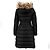 Moncler Chloe Damen Lang Daunenjacke Schwarz - Ansicht 6
