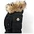 Moncler Chloe Damen Lang Daunenjacke Schwarz - Ansicht 7