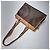 Céline Borsa shopper Triomphe Macadam con taschino Borsa a tracolla Marrone - vista 13