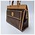 Céline Borsa shopper Triomphe Macadam con taschino Borsa a tracolla Marrone - vista 6