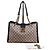 Gucci Canvas Padlock Medium Chain Bag Schwarz