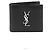 Saint Laurent Silver Logo Wallet Black - view 2