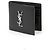 Saint Laurent Silver Logo Wallet Black - view 3