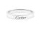 Anello Cartier Logo Argento