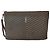 Saint Laurent Clutch acolchado plateado Castaño