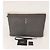 Saint Laurent Clutch acolchado plateado Castaño - vista 4