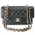 Chanel Piccola borsa a tracolla Classic in caviar nero con catena e finiture dorate - vista 7