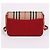 Burberry Mini sac à bandoulière à chaîne Vintage Check Red - vue 5