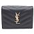 Saint Laurent Kompakter Kartenhalter mit Monogramm in Gold Schwarz