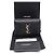 Saint Laurent Kompakter Kartenhalter mit Monogramm in Gold Schwarz - Ansicht 8