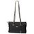 Prada Borsa Tote in Nylon con Catena Réedition Nero