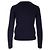 Comme Des Garcons Wollstrickjacke mit rotem Herz-Aufnäher (AX Blau - Ansicht 4