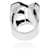 Balenciaga Anello Sigillo Logo Argento  - vista 5