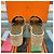 Hermès Sandali Eje in scamosciato Khaki Marrone - vista 5