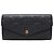 Louis Vuitton Langer Sarah Wallet aus Empreinte Monogram Leder Schwarz