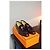 Hermès Mocasín Paris con hebilla plateada burdeos Roja - vista 4