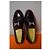 Hermès Mocasín Paris con hebilla plateada burdeos Roja - vista 7