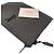 Saint Laurent Pochette Clutch All Black Cassandra Fermeture Éclair Porte-Tablette Monogramme Gaufré Noir