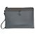 Saint Laurent Pochette Clutch All Black Cassandra Fermeture Éclair Porte-Tablette Monogramme Gaufré Noir - vue 7