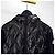 Jaqueta acolchoada com capuz de malha de lã Moncler Preto - vista 7