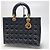 Dior Bolsa Tote Lady Black Patent Cannage Gold Hardware (Excelente, Large) Preto - vista 3
