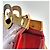 Louis Vuitton Borsa a Spalla e Borsa Tote Vernis Luxbury Rosso - vista 11