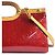 Louis Vuitton Borsa a Spalla e Borsa Tote Vernis Luxbury Rosso - vista 5