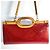 Louis Vuitton Borsa a Spalla e Borsa Tote Vernis Luxbury Rosso - vista 8