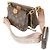 Louis Vuitton Borsa a tracolla Multi Pochette Accessoires in tela Monogram rosa LV - vista 3
