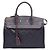 Louis Vuitton Tote Bag MM Pont-Neuf in tela Empreinte blu navy - vista 2