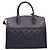 Louis Vuitton Tote Bag MM Pont-Neuf in tela Empreinte blu navy - vista 5