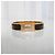 Hermès Bracciale stretto con chiusura a T in oro rosa e nero - vista 4