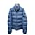 Oblique Dior Blau gesteppte Jacke mit Schrägmuster