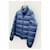 Oblique Dior Blau gesteppte Jacke mit Schrägmuster - Ansicht 2