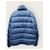 Oblique Dior Blau gesteppte Jacke mit Schrägmuster - Ansicht 4