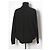Balenciaga Strickpullover mit Rollkragen aus Kaschmir und besticktem Logo Schwarz - Ansicht 2