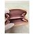 Prada Hellrosa Saffiano Kartenetui mit goldenem Metalllogo Pink - Ansicht 4