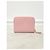 Prada Hellrosa Saffiano Kartenetui mit goldenem Metalllogo Pink - Ansicht 5